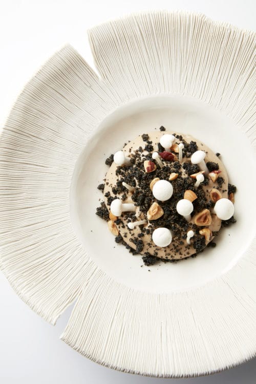 Plat signature du chef Christopher Hache : Champignons De Paris